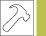pictogramme d'un marteau pictogramme d'un marteau